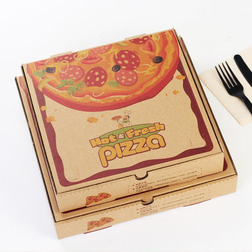 Custom Eco Friendly Disposable Food Packaging Boxes Hamburg Pizza Box Manufactur