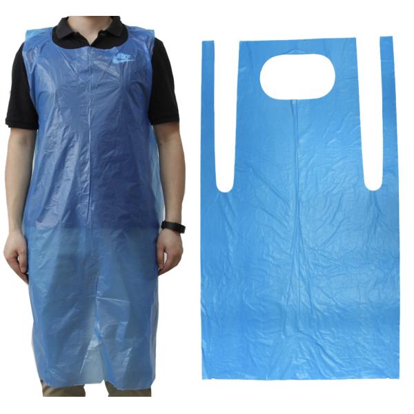 Quality Customized Bulk Pack Disposable Polyethylene Apron With Smooth Surface for sale