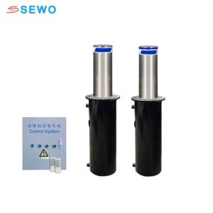 China Automatic Electric Bollards Weatherproof Retractable Security Bollard with Remote Control Function on sale