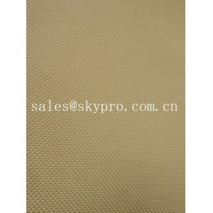 Embossed EVA rubber foam sole sheet variable textures on bottom