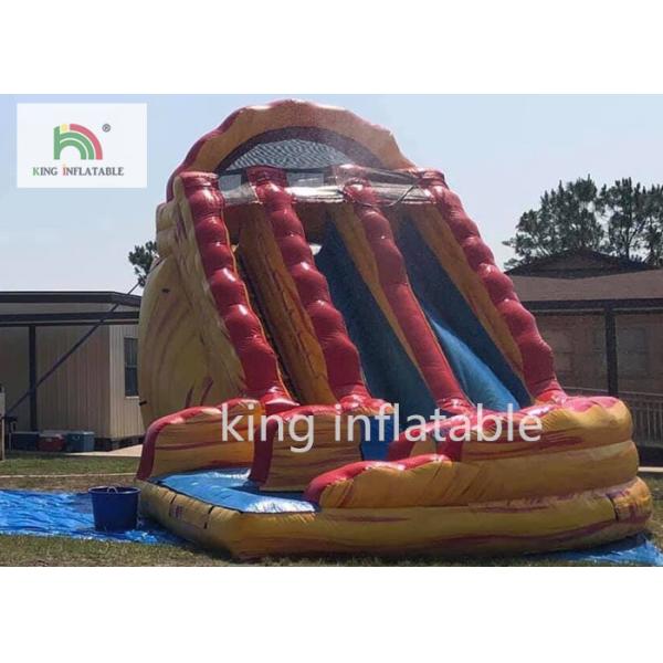 Colorful Big Inflatable Dry Slide / Children 'S Bounce House With Slide