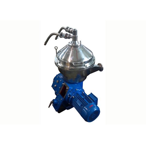 Automatic Part Discharging 2 Phase Dairy / Milk Clarifying Disc Separator For