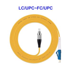 Wholesale OEM Single Core Single Mode Fiber Optic Cable LC UPC FC UPC For LAN CATV from china suppliers