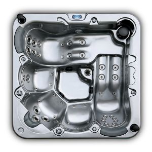 3 Seats 2 Loungers 380kg American Aristech Hot Tub With Hydrotherapy for Home