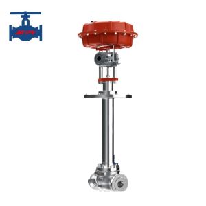 Buy cheap CF8 CF8M Electric Pneumatic Driven Cryogenic Control Valve Easy Installation from wholesalers