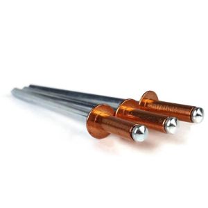 Copper Cap Metal Rivet Core Break Pull Mandrel Pop Blind Rivets High Strength