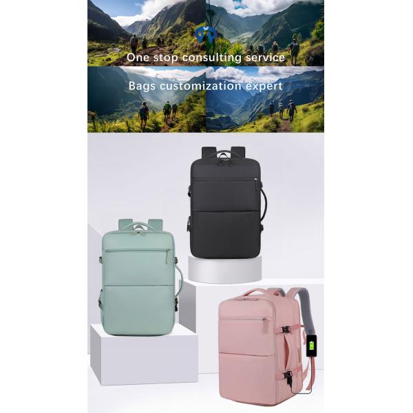 Soft Handle Multifunctional Laptop Backpacks Smart Men Waterproof Custom