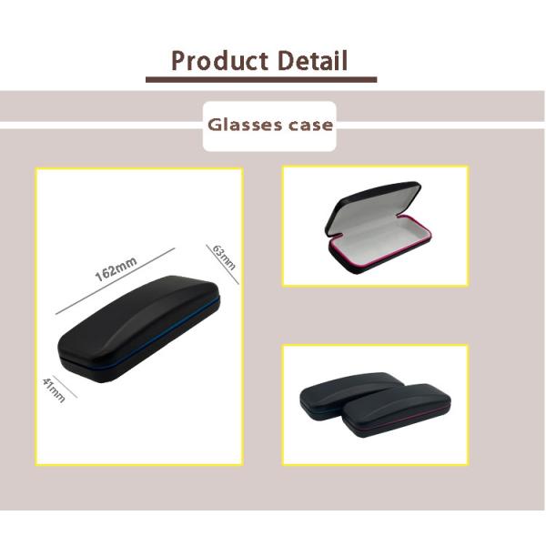 Fashion Black Hard Plastic Eyeglass Case Custom Printing
