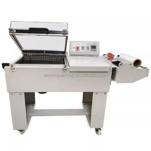 Hot Sale 2 in 1 Semi-Automatic Shrink Wrapping and Cutting Machine for Small
