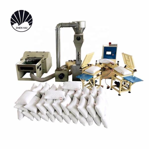 ISO9001 Pillow Filling Machine Upholstery Foam Sofa Polyester Fiber Cushion