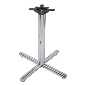 Durable Stainless Steel Table Legs Brush Nickel Single Table Legs For Coffee