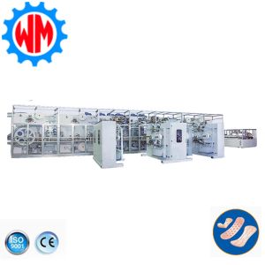 1200Pcs/Min Sanitary Pad Making Machine Full Servo Control with Raw Material