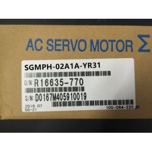 Yaskawa SGMPH-02A1A-YR31 AC SERVO MOTOR 200W 3000RPM 200V 2A NEW