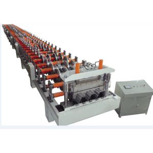 Wholesale Automatic Metal Deck Roll Forming Machine , Floor Deck Roll Forming Machine H-BEAM Frame from china suppliers