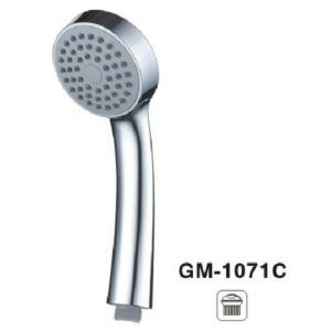 Single Function Roundface Shower Head And Hand Held Chrome Rain Shower Head ODM