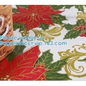 Vinyl Tablecloth PEVA Spillproof Wipeable Oilcloth Tablecloth Rectangle Heavy