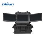 ZKMANET2971 Portable 3 Screen Command Computer for On-Site Command with MESH