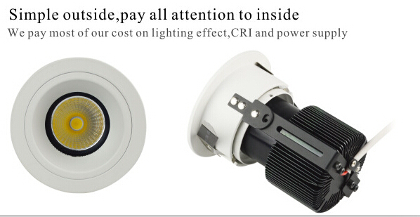4500K IP20 Indoor CREE Chip 10W led recessed down light 3 Years Warranty