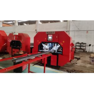 380V Angle Steel Punching And Shearing Machine For Steel Red 15KW 12mm X 125mm