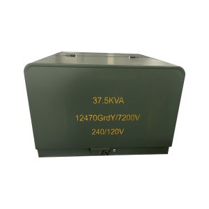 Pad Mounted Transformer Single Phase Oil Type 12470V To 120V 37.5Kva