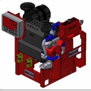 55 KW Fire Pump Engine Diesel Fuel With Compact Structure , UL / FM Aprroved