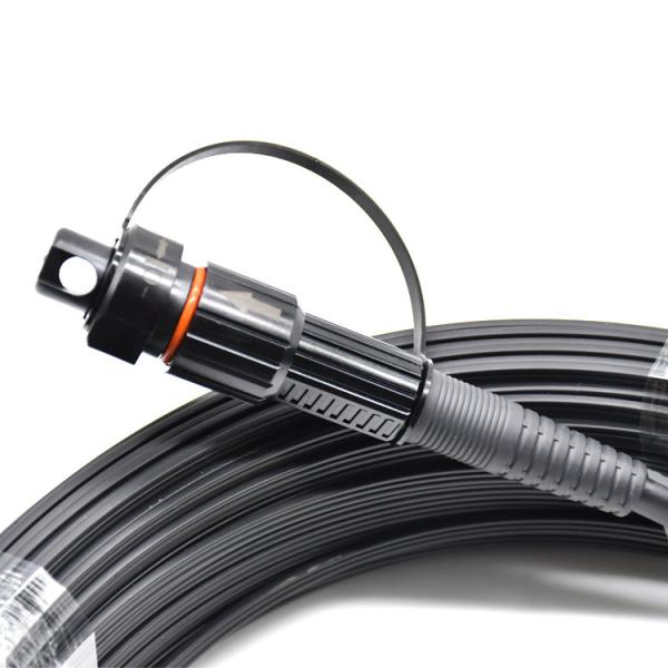 Quality FTTH Pre Connectorized Drop Cable Pigtail Mini SC APC for sale