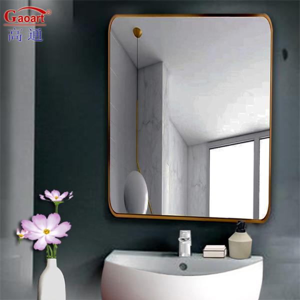 Customized Size Frameless Full Length Black Framed Wall Gym Mirror for Home Decoration