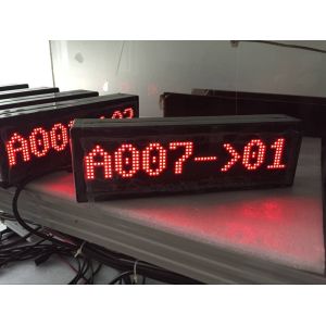 Custom design bank service counter led number Queue Ticket Management Display