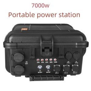 Buy cheap AC Pure Sine Wave Output 7000W High-Power Portable Generator for Solar Power from wholesalers