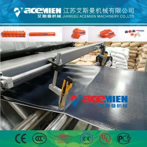 148KW PVC Plastic Roof Sheet Machine For Bamboo Shape of Spanish Pattern
