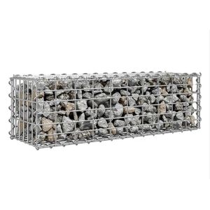95% Zic Welded Lacing Wire For Gabion Baskets 1x1x0.5m 5x10cm