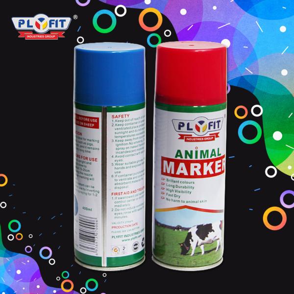 500ml Animal Marker Spray Florescent Color Oil Paint For Sheep Cattle Identifica