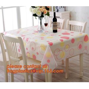 Table cloth PVC non-woven cloth waterproof cloth mat oil proof plastic