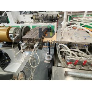 Automatic Buckle Plate Plastic Profile Extruder Machine UPVC PVC Profile