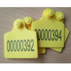 Waterproof UHF RFID TPU Goat Ear Tag Rfid Long Distance Reading ISO14443A