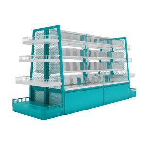 Customizable Modern Cold Rolled Steel Supermarket Shelf Rack