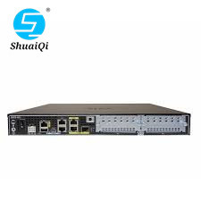 Cisco ISR4321/K9 4G DRAM IP Base 50Mbps-100Mbps System Throughput 2 WAN/LAN