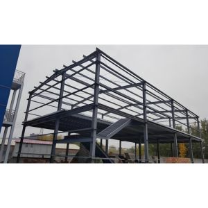 Multi-Floor Steel Structural Frame Prefab Building for Commercial Use