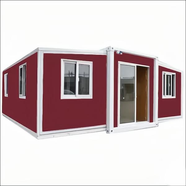 Mobile Living Container House with 2 Bedrooms and 1 Bathroom in Prefab Folding