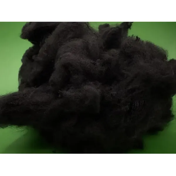 High Uniformity Black Virgin Polyester Fiber for Spinning