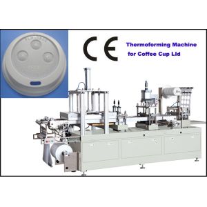 PP tranparent sheet cup lid Automatic Plastic Thermorforming Machine for Sale