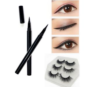 Magic Adhesive Eyeliner And Eyelashes / Long Lasting Magic Eyeliner