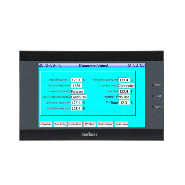 Quality 5 Inch TFT HMI PLC Combo Temperature Controller RS232/RS485 With Resistive Touch Screen for sale