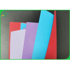 Solid Colored Origami Paperboard Virgin Pulp 220grs Manila Cardboard Rames