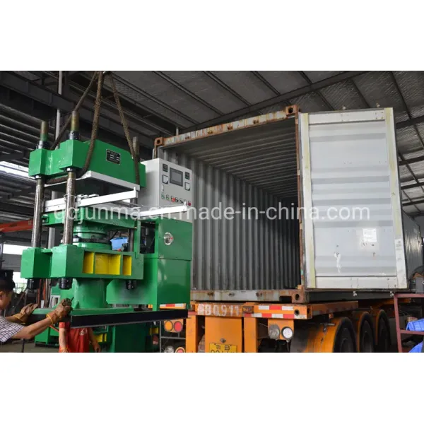 Customized Automatic Hydraulic Rubber Vulcanizer with Vertical Structure for Rubber Product Making