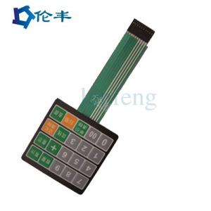 China PET PC Membrane Switch And Panel Graphic Overlay Flat Metal Dome Membrane Switch on sale