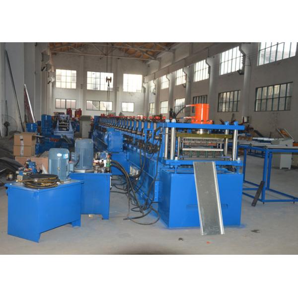 GCr15 Steel Shelving Rack Roll Forming Machine 200-600mm Width Adjustable