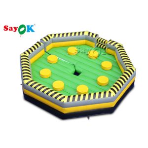 Wholesale Inflatable Backyard Games 6m Crazy Inflatable Meltdown Machine Meltdown Wipeout Game For Amusement from china suppliers