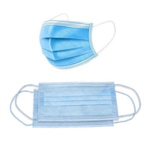 Wholesale Folding Custom Medical Mask , Blue Disposable Mask With Aluminum Strip from china suppliers
