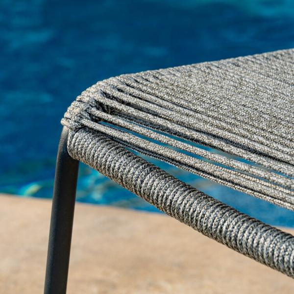 Minimalist Design Garden Set 2 Seating Outdoor Furniture Lounge Set for Poolside Garden